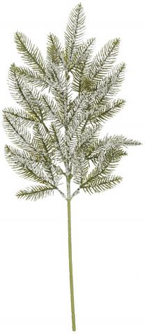 Kalėdinė dekoracija Springos CA1313, 22 cm, balta sp./žalia sp.