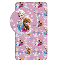 Palags Disney Frozen Duo sisters 02, daudzkrāsains, 90 x 200 cm, ar gumiju