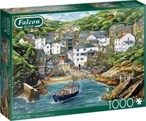 Dėlionė Falcon De Luxe Falcon Portloe 497233, 49 cm x 68 cm, 1000 vnt., įvairių spalvų