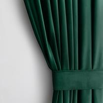 Nakts aizkari Restilo Velvet, zaļa krās., 140 cm x 245 cm