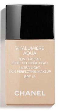 Skystas makiažo pagrindas Chanel Vitalumiere Aqua Fluid Ultra-Light SPF15, 44 beige, 30 ml