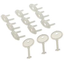 Защита розеток Dreambaby Keyed Outlet Plugs, прозрачный цв., 12 шт.