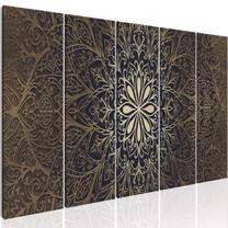 Reprodukcija Artgeist Brown Mandala N6877-DKXPWD, 225 cm x 90 cm