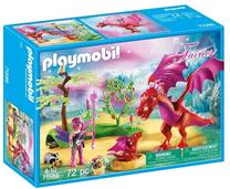 Konstruktors Playmobil Fairies Dragon Mother With Baby Dragon 71586, 72 gab., daudzkrāsaina