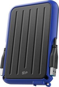 Kietasis diskas Silicon Power Armor A66, HDD, 4 TB, mėlyna sp./juoda sp.