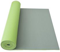 Fitnesa un jogas paklājs Yate Double Layer, zaļa krās./pelēka krās., 173 cm x 61 cm x 0.6 cm