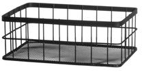 Korv 4Living Robin, metall, 24.5 cm x 17.5 cm, must v.