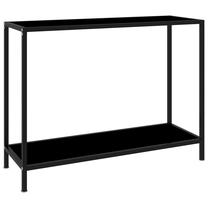 Konsoles galds VLX, melna krās., 100 cm x 35 cm x 75 cm
