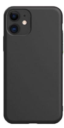 Telefono dėklas Devia Nature Series Silicone For iPhone 12 mini, juoda sp., Apple