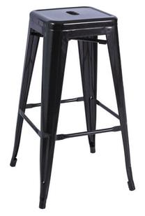 Baro kėdė, juoda, 31 cm x 31 cm x 76 cm