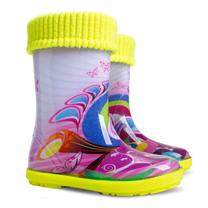 Gumijas zābaki Demar Hawai Lux Exclusive EA, zila krās./dzeltena krās./violeta krās., 22 - 23