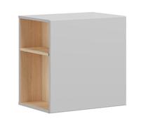 Komoda C Left, pilka sp., 60 cm x 41 cm x 60 cm