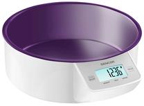 Elektroninės virtuvinės svarstyklės Sencor SKS 4004VT, balta sp./violetinė sp.