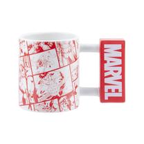 Krūzīte Paladone Marvel, balta krās./sarkana krās., 500 ml
