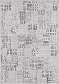 Ковер Unlimited 5005 410, серебристый цв., 140 см x 70 см