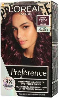 Matu krāsa L’Oréal Paris Preference Vivid Colors, dark purple (venice) krās., 4.261, 60 ml