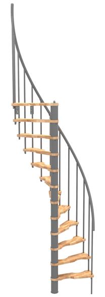 Sraigtiniai laiptai Minka Suono Smart, 68 cm x 305.5 cm