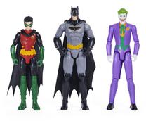 Rinkinys Spin Master Batman RObin VS The Joker 6064967, 30 cm, 3 vnt., įvairių spalvų