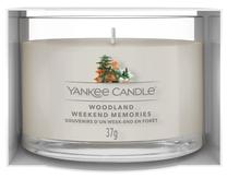 Žvakė, aromatinė Yankee Candle Woodland Weekend Memories, 7 - 10 h, 37 g, balta sp.