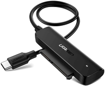 Adapteris Ugreen USB-C - SATA UGCM321 USB-C male, SATA male, 0.5 m, juoda sp.