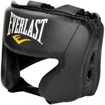 Bokso šalmas Everlast Everhide, balta sp./juoda sp.