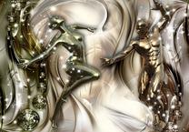 Fototapetas Artgeist Energy Of Passion 4XLFT240, 280 cm x 280 cm