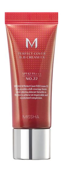 BB kremas Missha M Perfect Cover, SPF 42, 22 cool sand, 20 ml