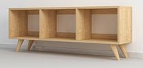 ТВ стол Kalune Design Tina, дубовый цв., 120 см x 29.6 см x 48.2 см