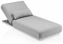 Lauko gultas Kettler Ego, sidabro sp./pilka sp., 213 cm x 90 cm x 33 cm