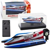 Rc лодка Lean Toys Seawing Racing, синий цв./белый цв./красный цв.