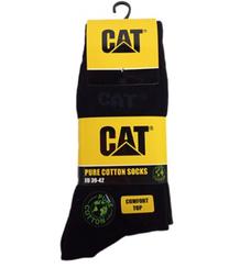 Zeķes Cat AV883 Pure Cotton, melna krās., 39-42 izmērs