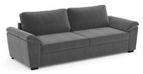 Sofa-lova Home4you Hudson 63949, sidabro sp./pilka sp., 239 x 88 cm x 87 cm