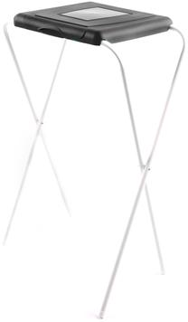 Atliekų rūšiavimo stovas Jotta Flipo, 120 l, pilka sp.