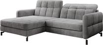 Kampinė sofa Lorelle Monolith 84, pilka sp., kairinė, 160 x 225 cm x 105 cm