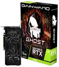 Видеокарта Gainward GeForce RTX 2060 Gainward Geforce RTX 2060 6GB Ghost, 6 ГБ, GDDR6