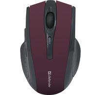 Bezvadu datora pele Defender MM-665, melna krās./violeta krās.