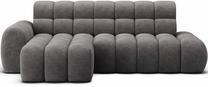 Kampinė sofa Ceedro, pilka sp., kairinė, 165 x 283 cm x 98 cm