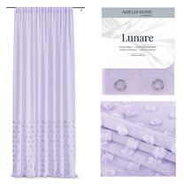 Дневной занавес AmeliaHome Lunare, фиолетовый цв., 140 см x 270 см