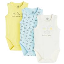 Varrukateta beebi body, vaba aja suvi, poistele Cool Club CCB2802462-00, mitmevärviline, 56 cm, 3 tk