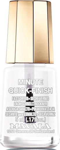 Nagų priežiūros priemonė Mavala Minute Quick Finish, 5 ml
