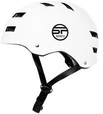 Riedutininko šalmas Spokey Ninja, 54-56 cm, balta sp.