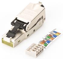 Jungtis Digitus Cat 6a RJ45 Connector For Field Assembly