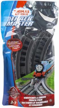 Железнодорожные рельсы Mattel Fisher Price Thomas & Friends Track Master, черный цв.