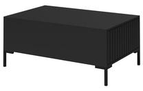 Kavos staliukas ADRK Larista, juoda sp., 105 cm x 70.5 cm x 46 cm