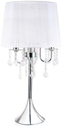 Настольные лампы Light Prestige LP-5005/1T, E14, 40Вт, белый цв./серебристый цв.