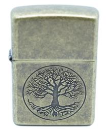 Šķiltava Zippo 29149 Tree of Life, misiņa krās.