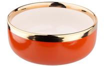 Bļoda Aurora Gold, zelta krās./oranža krās., 14 cm, 0.5 l