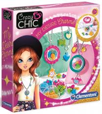 Karoliukų rinkinys papuošalų gamybai Clementoni Crazy Chic, rožinė sp.