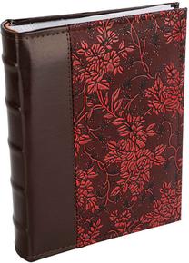 Альбом для фотографий Victoria Collection B 10x15/200M Flower-2, красный цв.