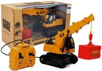 Трактор Lean Toys Line Contorl Engineering Truck, oранжевый цв.